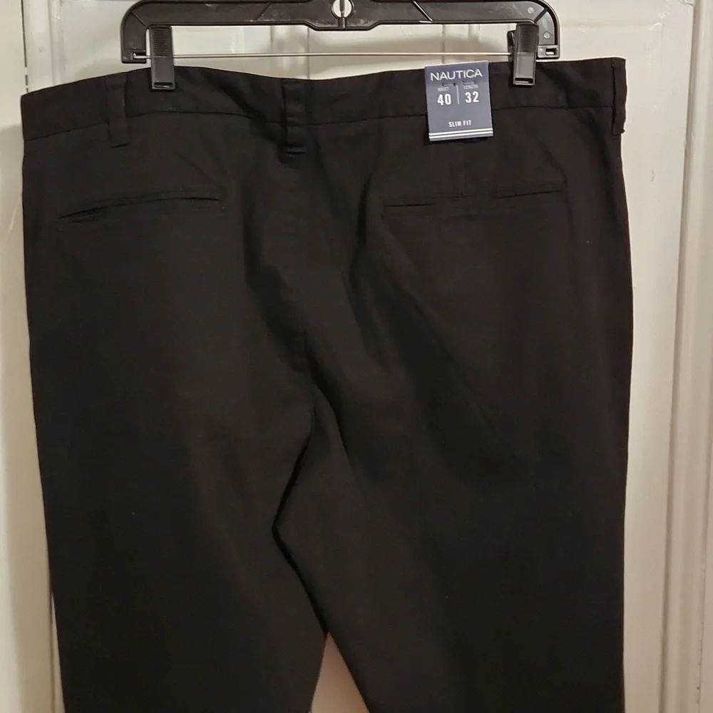 Nautica Black Slim Fit Pants